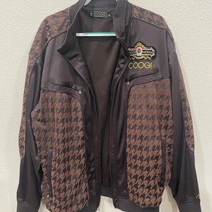 COOGI Australia Jacket – 4XL – Brown Houndstooth – Rare